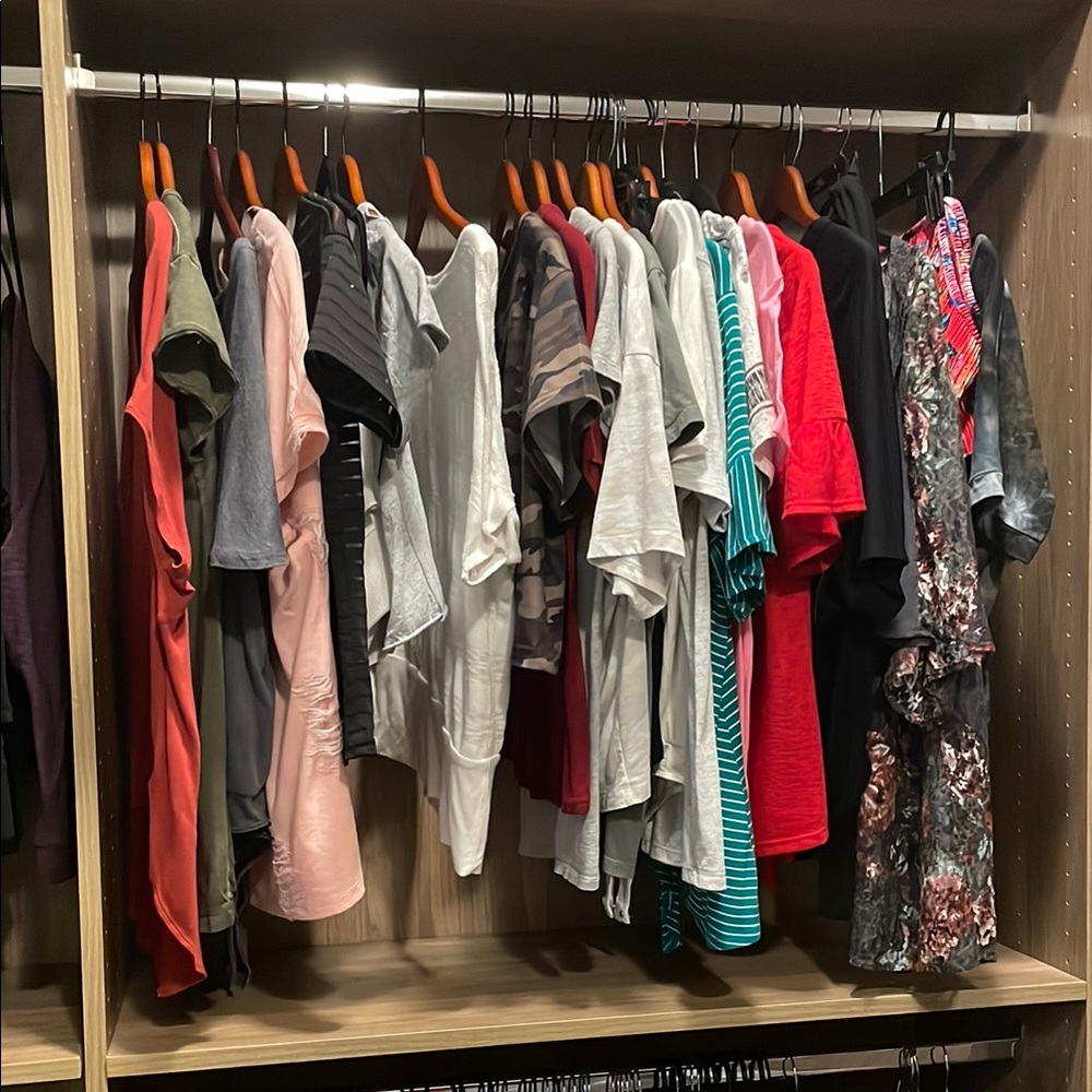 👚 Huge Short Sleeve Shirt Bundle – Ella Moss, Aqua, Express – 500 Retail! 👚